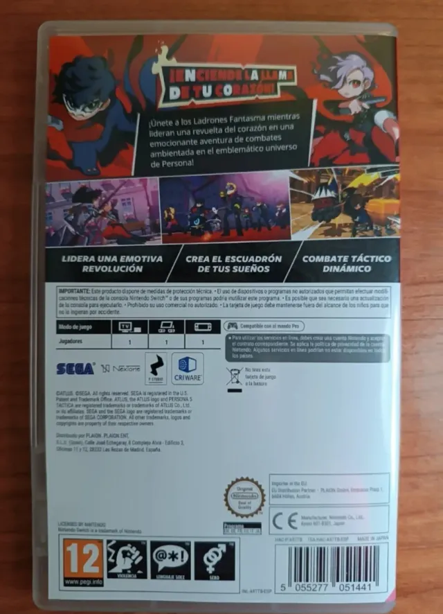 Persona 5 Tactica Switch + Contenido Adicional