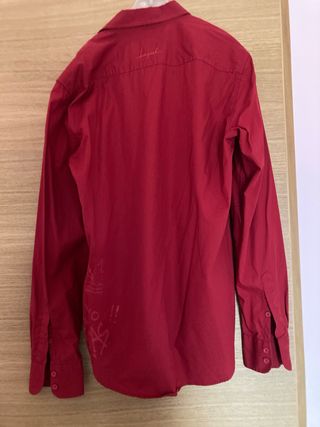 Camicia uomo Desigual rossa