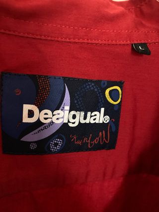 Camicia uomo Desigual rossa