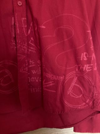 Camicia uomo Desigual rossa