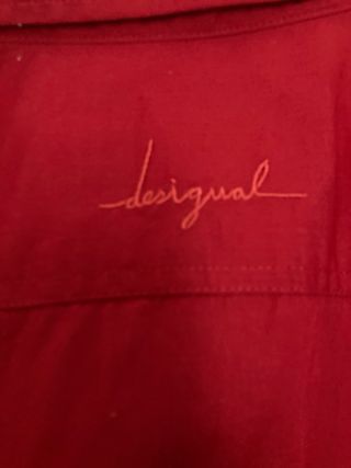 Camicia uomo Desigual rossa