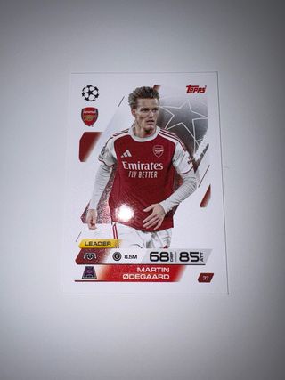 Cromo Topps Martin Ødegaard Arsenal