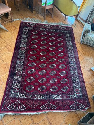 Tappeto rosso Bokhara/Turkmeno