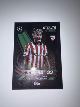 Cromo Nico Williams Stealth Strike Topps
