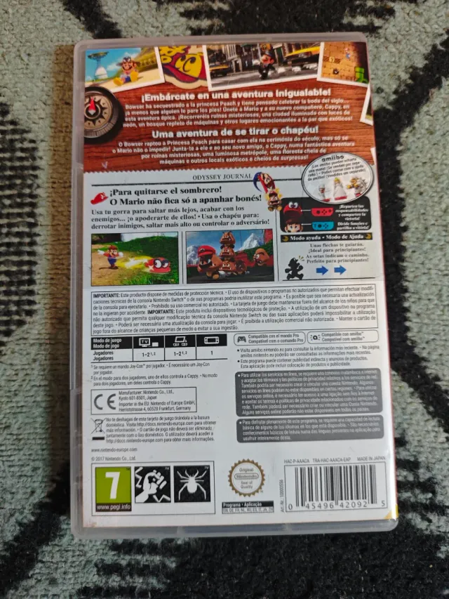 Super Mario Odyssey NSW