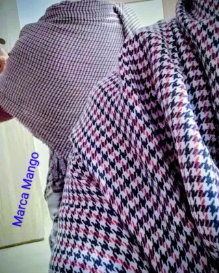 Chal mallorquín, gran fular Mango + regalo bufanda