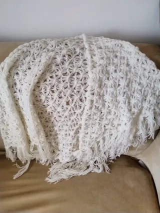 Chal mallorquín, gran fular Mango + regalo bufanda