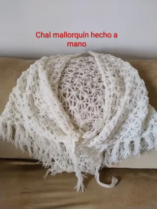 Chal mallorquín, gran fular Mango + regalo bufanda