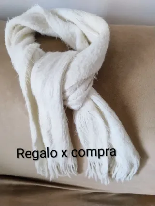 Chal mallorquín, gran fular Mango + regalo bufanda