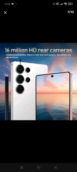 Teléfono inteligente FUFFI 6.8 Negro/Gris