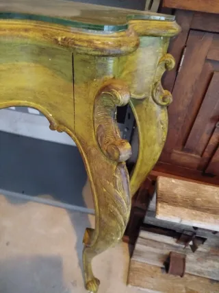 Consola de entrada con espejo