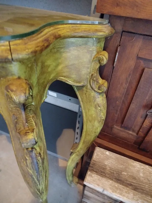 Consola de entrada con espejo