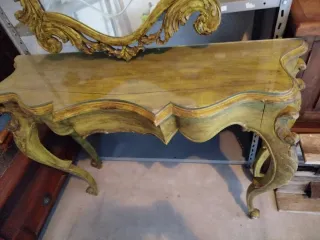 Consola de entrada con espejo