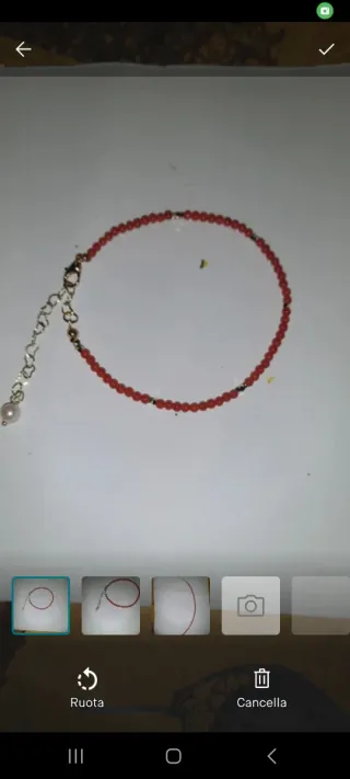 Coppia braccialetti pietre verdi fatti a mano