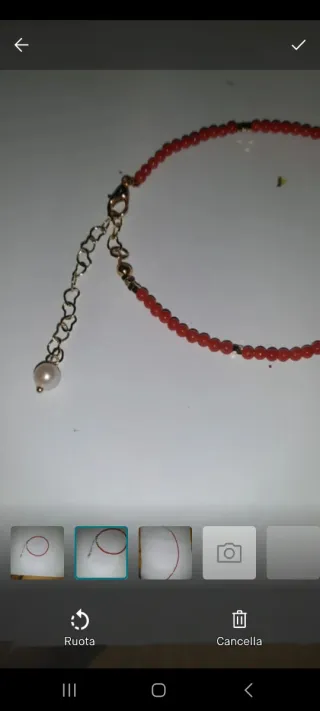 Coppia braccialetti pietre verdi fatti a mano