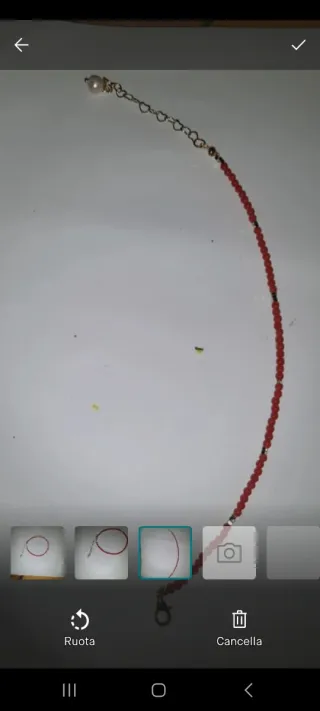 Coppia braccialetti pietre verdi fatti a mano