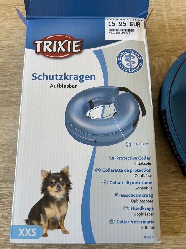 Collar Veterinario Inflable Trixie XXS