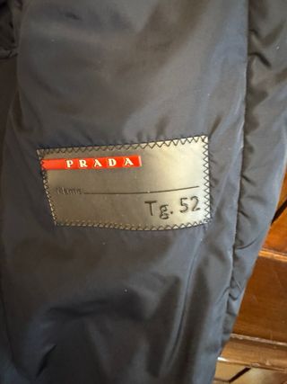 Cappotto Prada Nero Taglia 52