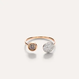 Anillo Pomellato Sabbia Oro Rosa Diamantes