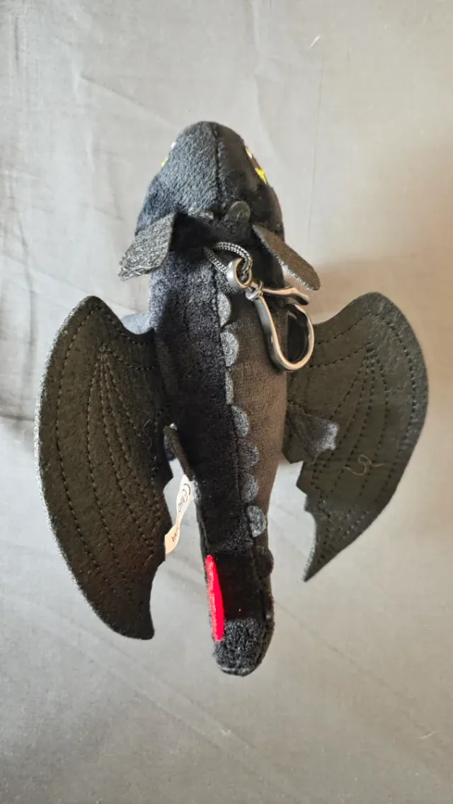 Peluche Dragón Desdentao Negro