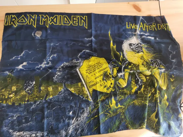 Iron Maiden Live After Death Bandiera
