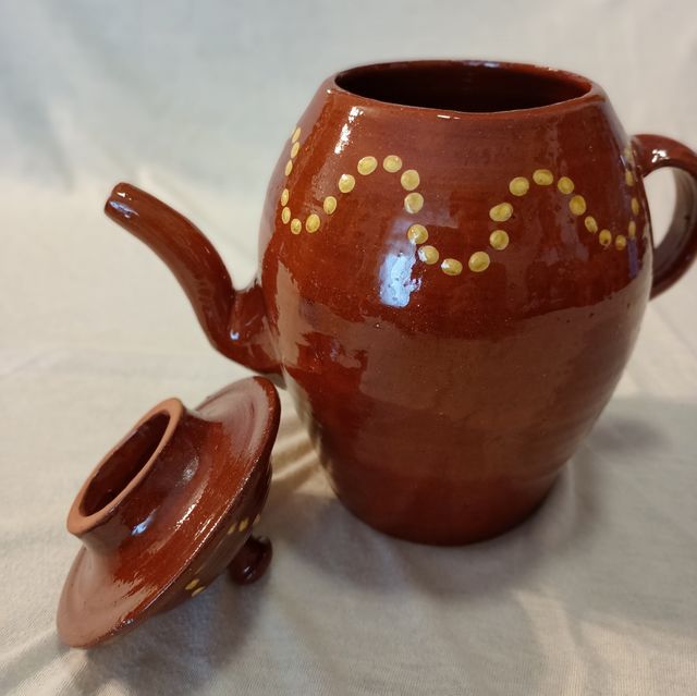 Juego de café de cerámica artesana de Bandaliés