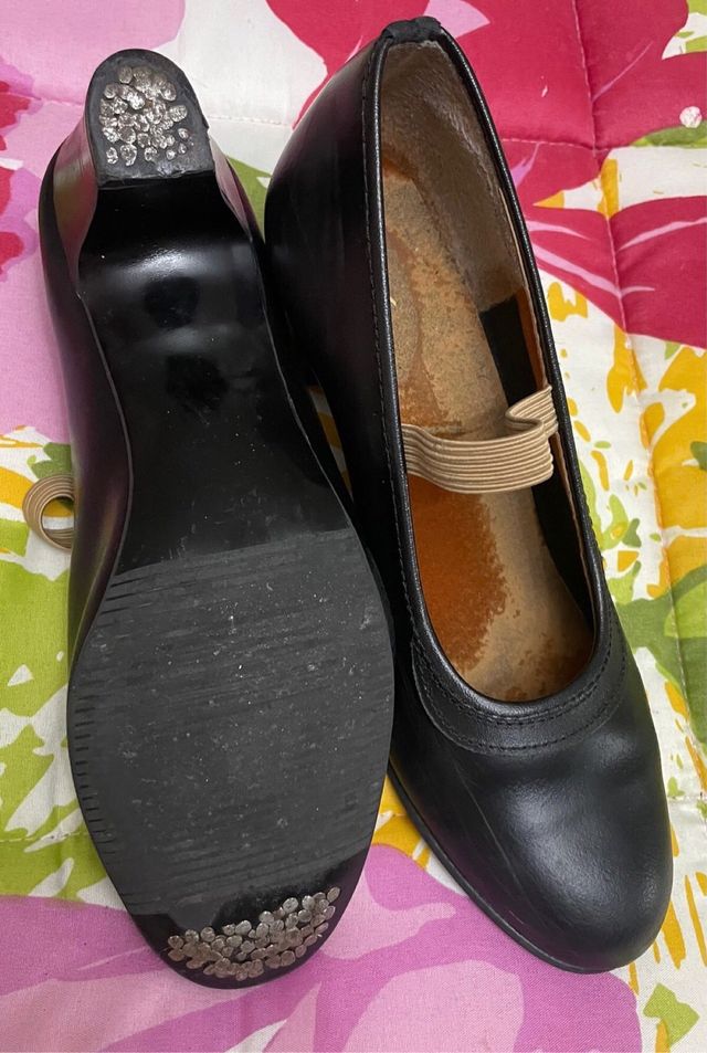 Zapatos Flamenco El Rocio Negros
