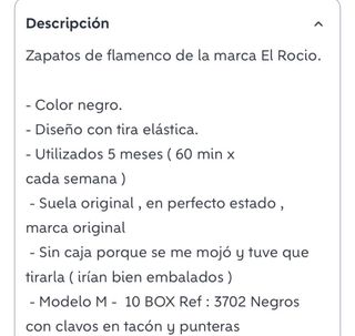 Zapatos Flamenco El Rocio Negros