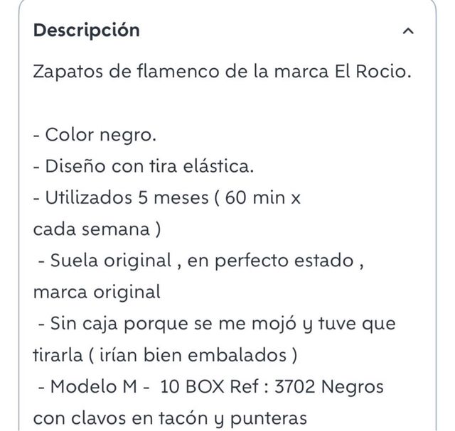 Zapatos Flamenco El Rocio Negros