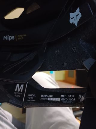 Casco Fox Proframe RS Talla M