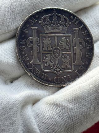 8 Reales Carlos III 1776 F.M. Mexico