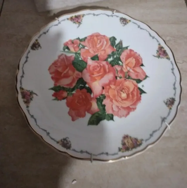 Piatto decorativo Royal Albert Rose