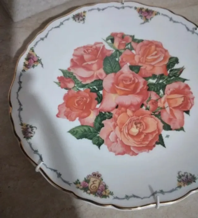 Piatto decorativo Royal Albert Rose