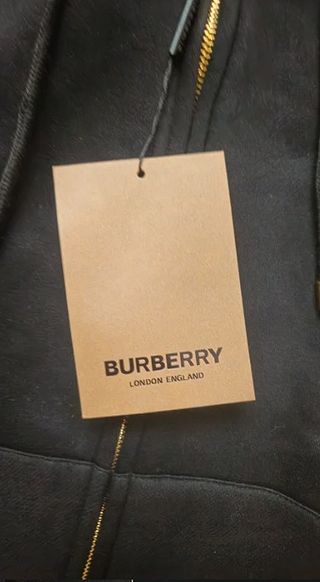 Sudadera Burberry Negra con Capucha
