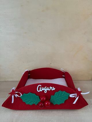 Set Natale Porta Bicchieri e Tovaglioli