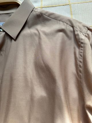 Camisa manga larga marrón