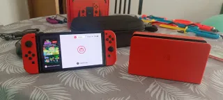 Nintendo Switch OLED Mario + Accesorios