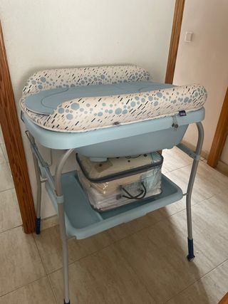 Bañera bebé Chicco con cambiador