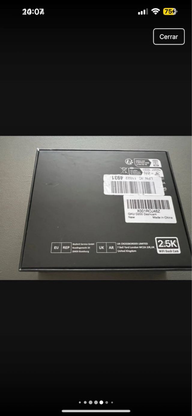 Cámara Coche GKU Visión Nocturna