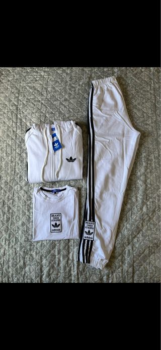 Conjunto Adidas Mujer Blanco