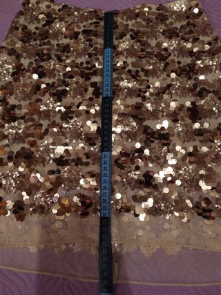 Falda fiesta lentejuelas a estrenar