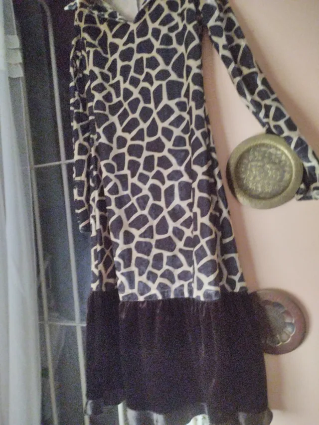 Vestido estampado animal print