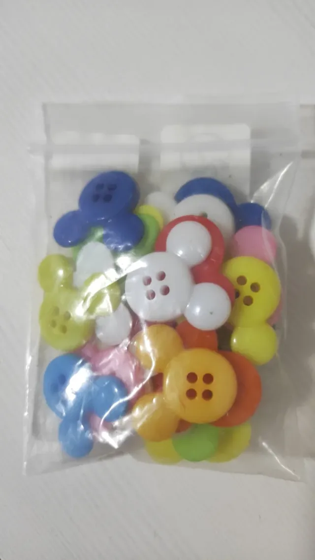 Botones Mickey de colores