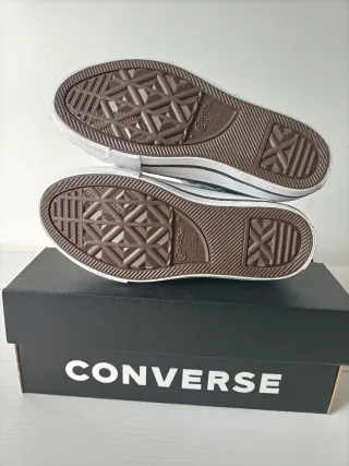 Converse bambina glitter azzurre n.28