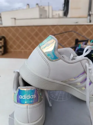 Zapatillas Adidas Mujer Blancas Multicolor