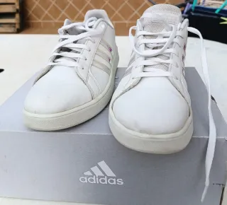 Zapatillas Adidas Mujer Blancas Multicolor