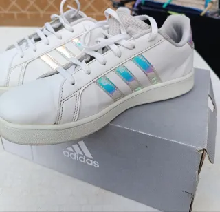 Zapatillas Adidas Mujer Blancas Multicolor