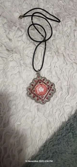 Collana ciondolo mandala etnico boho