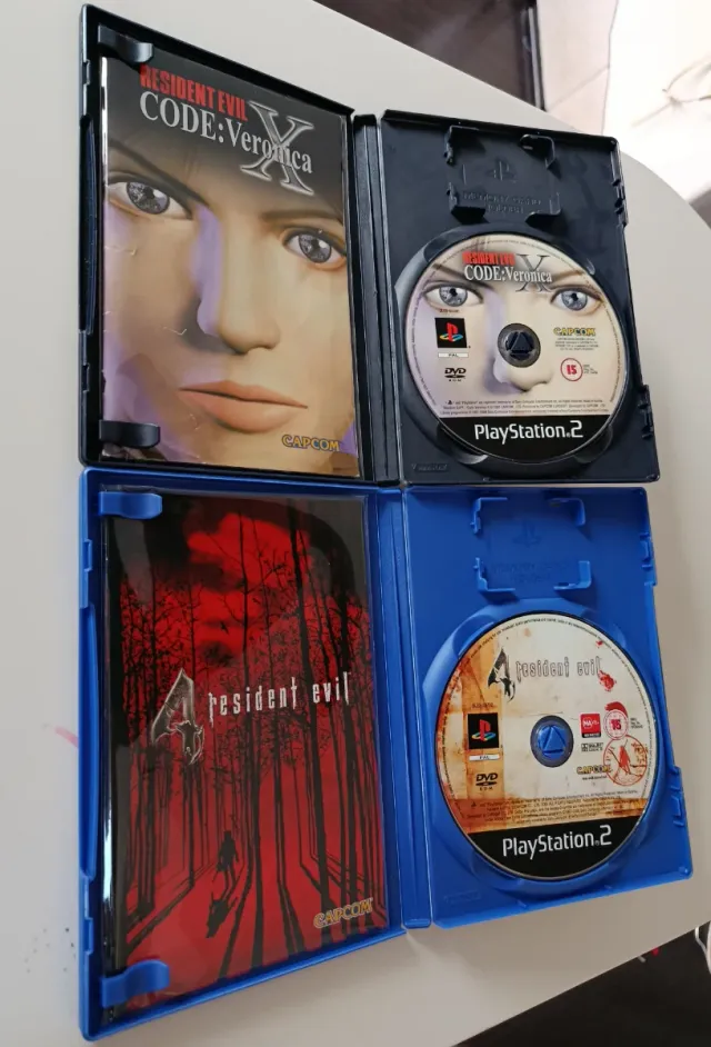 Resident Evil 4 e Code Veronica X per PS2