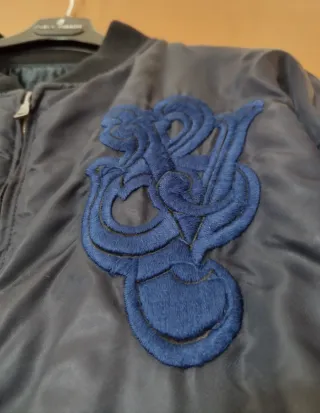 Bomber Valentino Blu Vintage